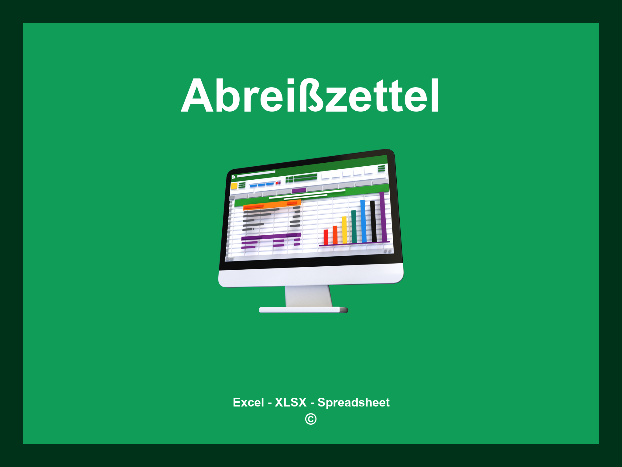 Abreißzettel Vorlage