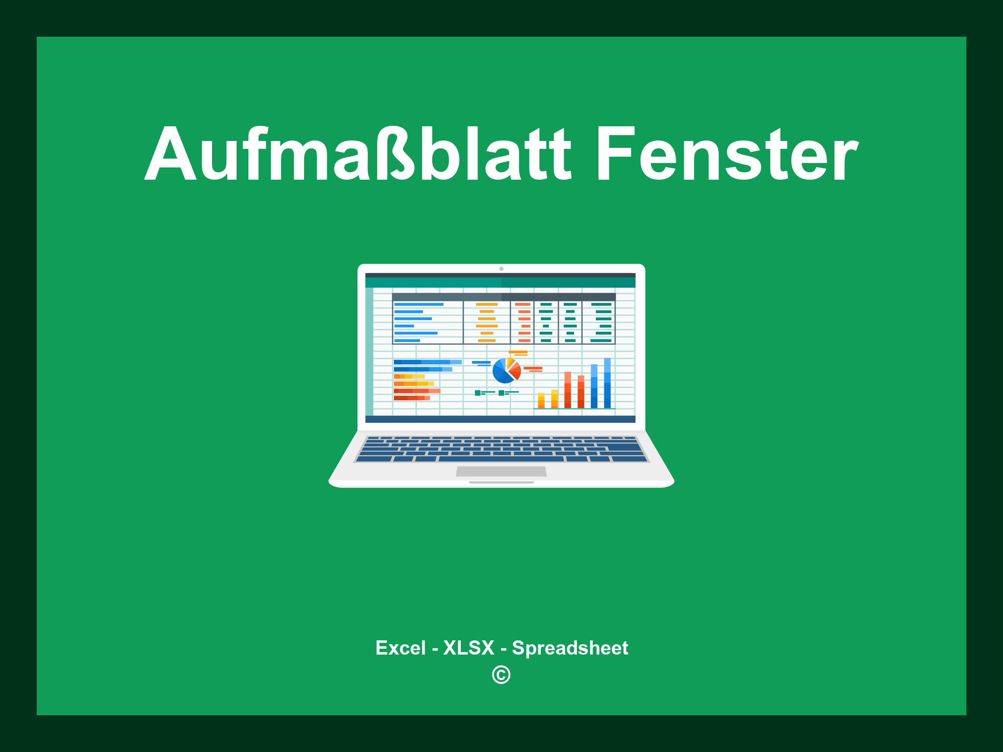 Aufmaßblatt Fenster Excel