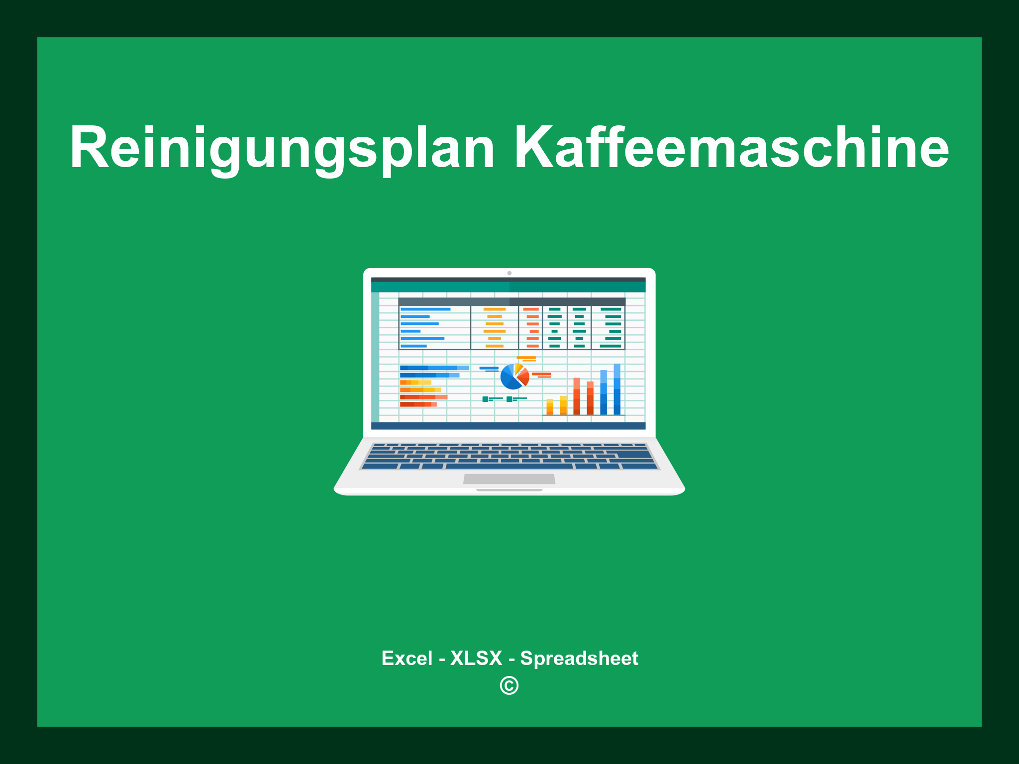 Reinigungsplan Kaffeemaschine Vorlage