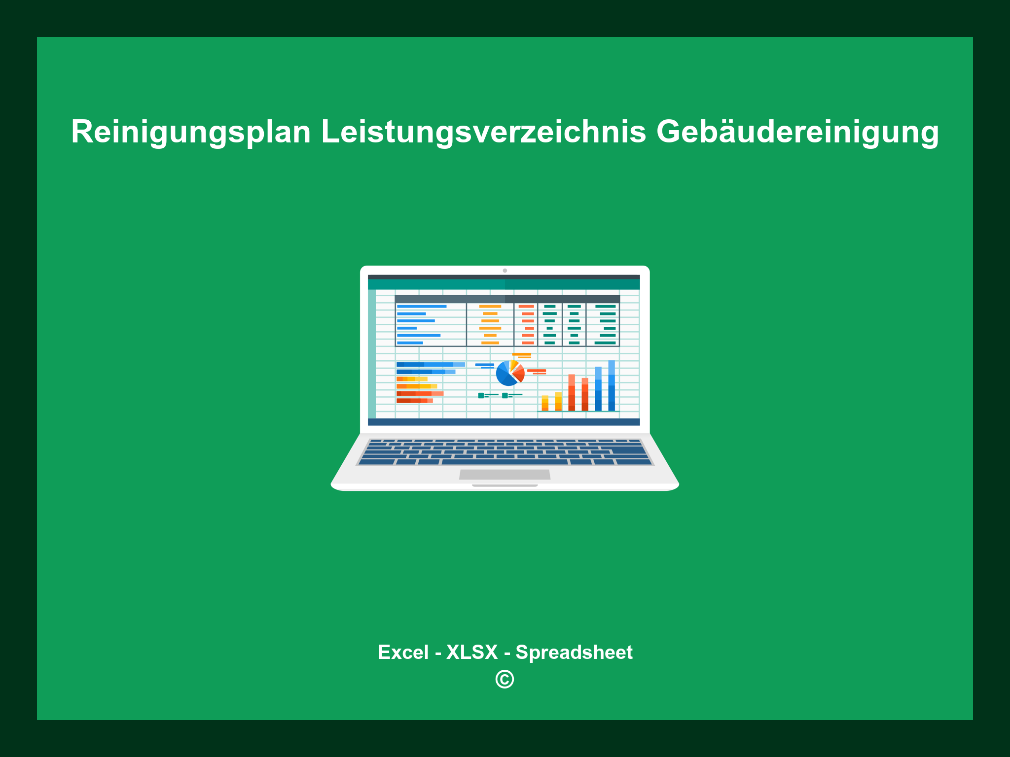 Reinigungsplan Leistungsverzeichnis Gebäudereinigung Muster Excel